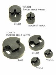 Tourte Mute Violin or Viola Single Hole